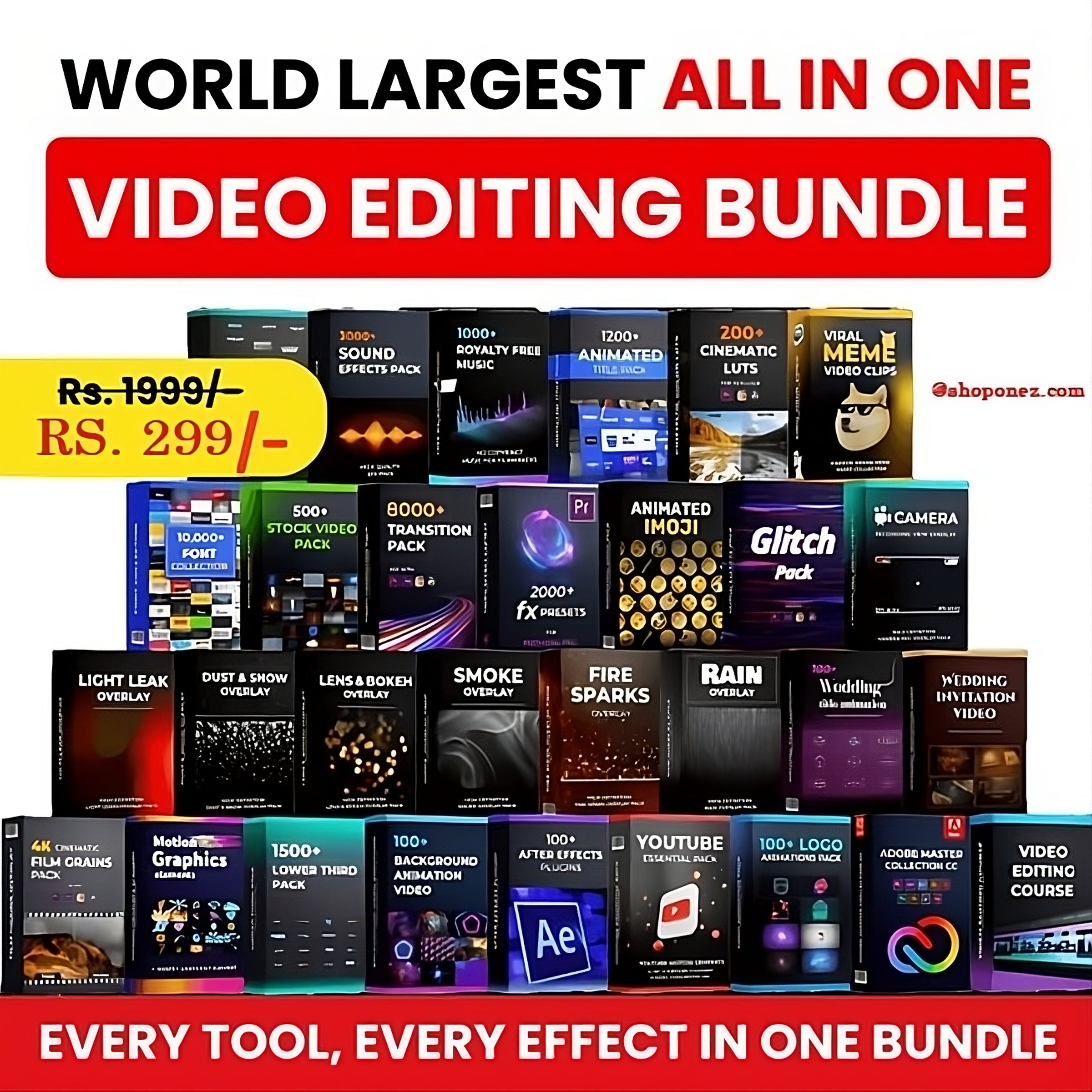 World’s Largest Video Editing Bundle