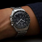 Men Silver Stainless Steel Strap Watch Roposo Clout