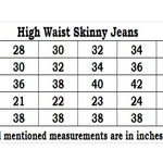 Attire Lab Women's Solid High Waist Skinny Jeans -Grey Roposo Clout