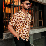 ROYAL TAIL Men's Printed Rayon Cuban Collar Casual Shirt Multicolor Roposo Clout