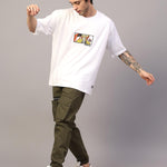 Sprouted Men's Cotton Blend Solid Multipocket Cargo Jogger Roposo Clout