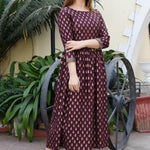 Exclusive Printed Rayon Feeding Kurtis Roposo Clout