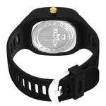 Lorenz Stylish Square Black Dial Smooth Silicon Strap ADDI STYLISH DESIGNER Analog Watch- Black Roposo Clout