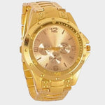Men's Golden Stainless Steel Watches Roposo Clout
