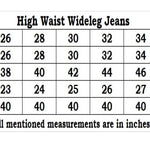 Attire Lab Women's Solid High Waist Wideleg Light Blue Jeans Roposo Clout
