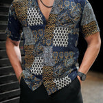 Hot Selling 🔥 ROYAL TAIL Men's Printed Rayon Cuban Collar Casual Shirt Multicolor ⚡50% OFF SALE⚡ Roposo Clout