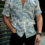 ROYAL TAIL Men's Printed Rayon Cuban Collar Casual Shirt Multicolor Roposo Clout