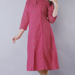 Attractive Printed Cotton Blend Kurti Roposo Clout