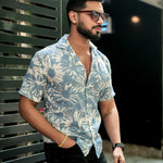 ROYAL TAIL Men's Printed Rayon Cuban Collar Casual Shirt Multicolor Roposo Clout