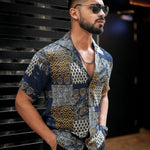 Hot Selling 🔥 ROYAL TAIL Men's Printed Rayon Cuban Collar Casual Shirt Multicolor ⚡50% OFF SALE⚡ Roposo Clout