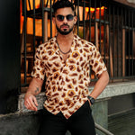 ROYAL TAIL Men's Printed Rayon Cuban Collar Casual Shirt Multicolor Roposo Clout