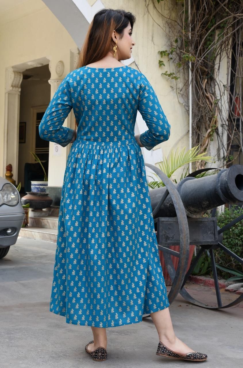 Exclusive Printed Rayon Feeding Kurtis Roposo Clout