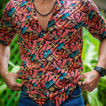 ROYAL TAIL Men's Printed Rayon Cuban Collar Casual Shirt Multicolor Roposo Clout