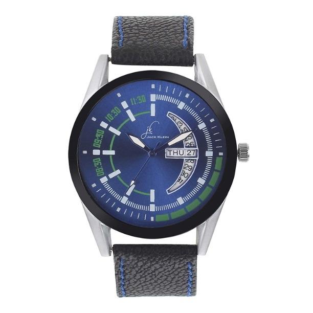 Stylish Blue Dial Day And Date Working Analog Watch Roposo Clout