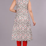 Fantastic Printed Cotton Blend Kurti Roposo Clout