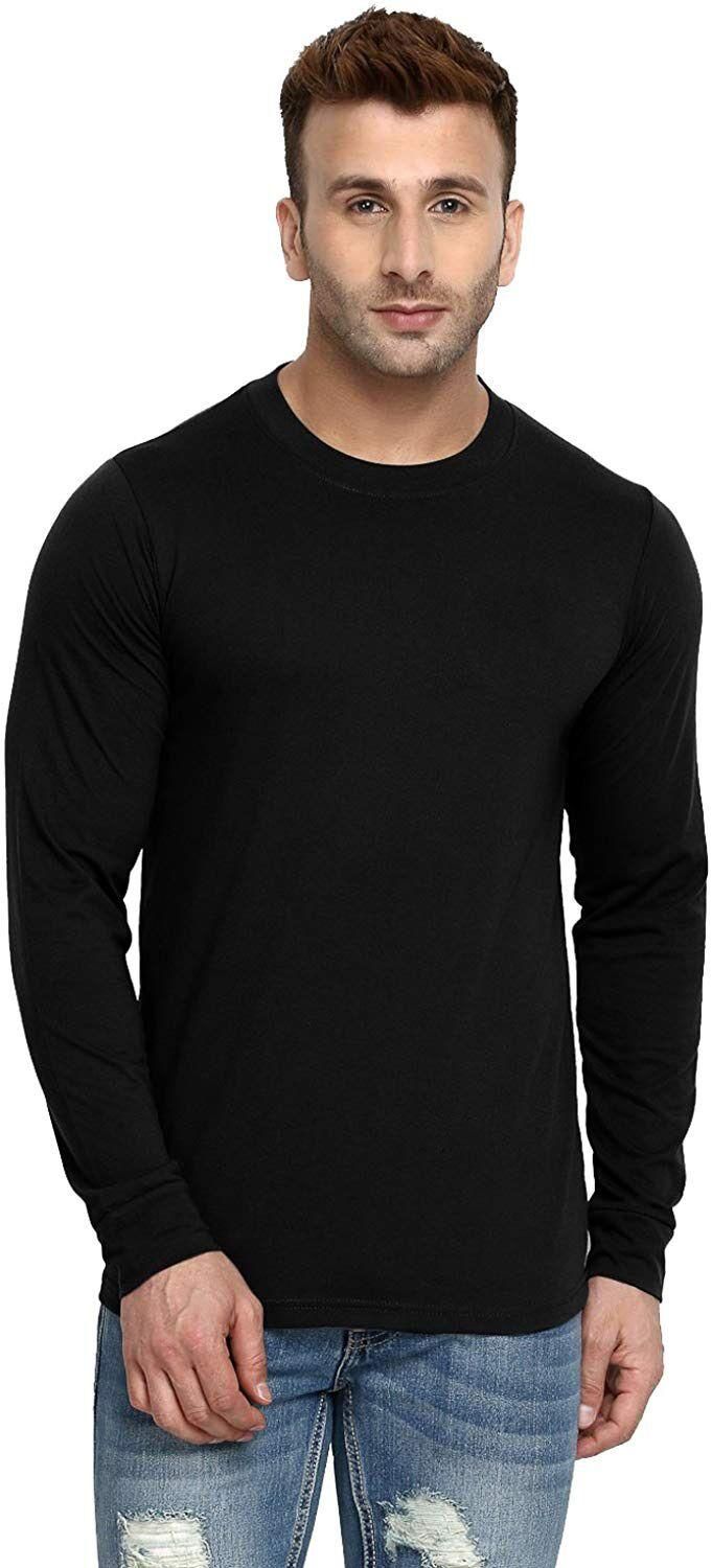 Cotton Solid T-Shirt Roposo Clout