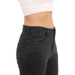 Attire Lab Women's Solid High Waist Skinny Jeans -Grey Roposo Clout