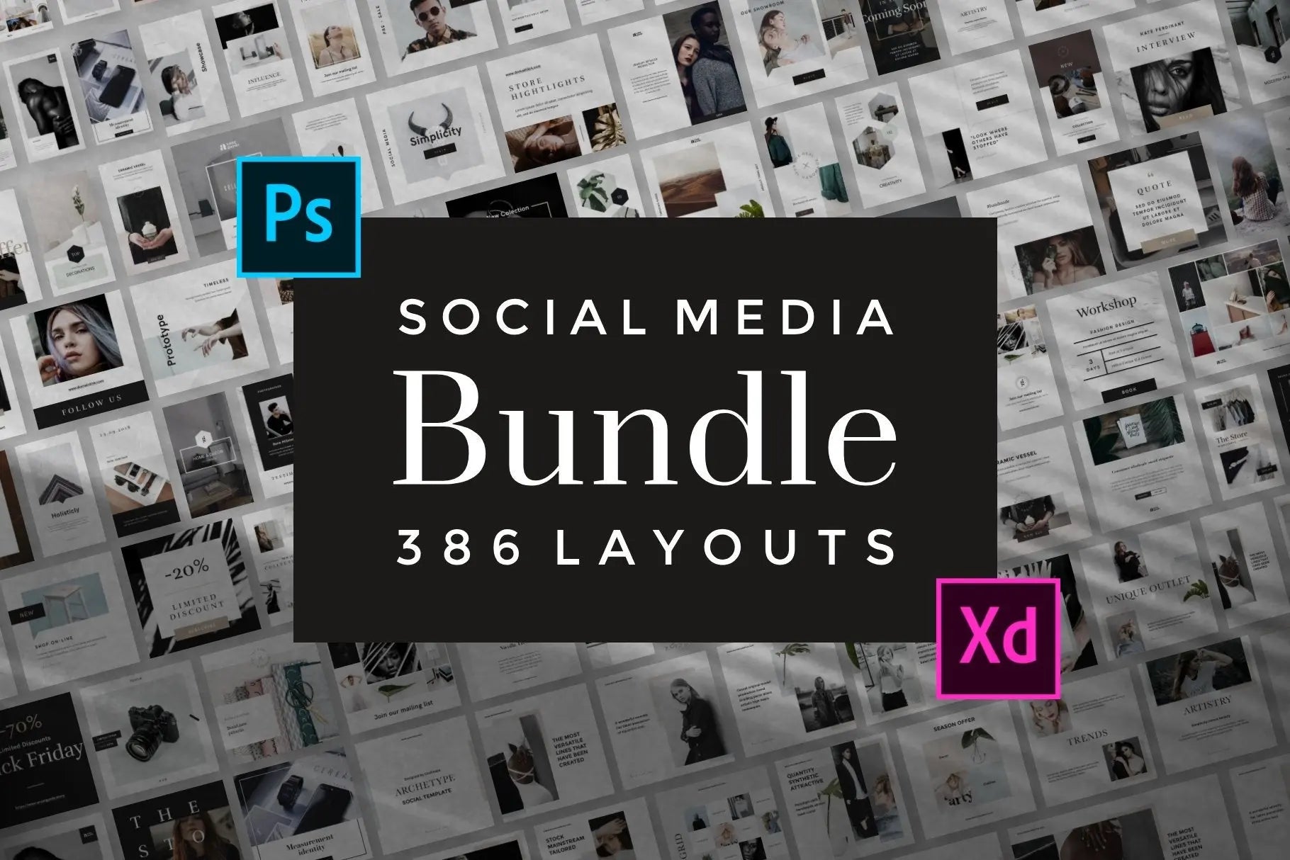 Photoshop Pack Social Media shoponez.com®