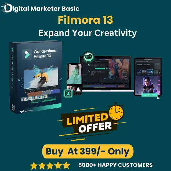 Filmora 13 software bundle shoponez.com®