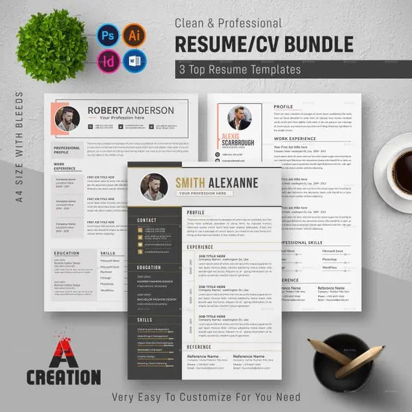 Professional Resume Templates - 1000+ Bundle shoponez.com®