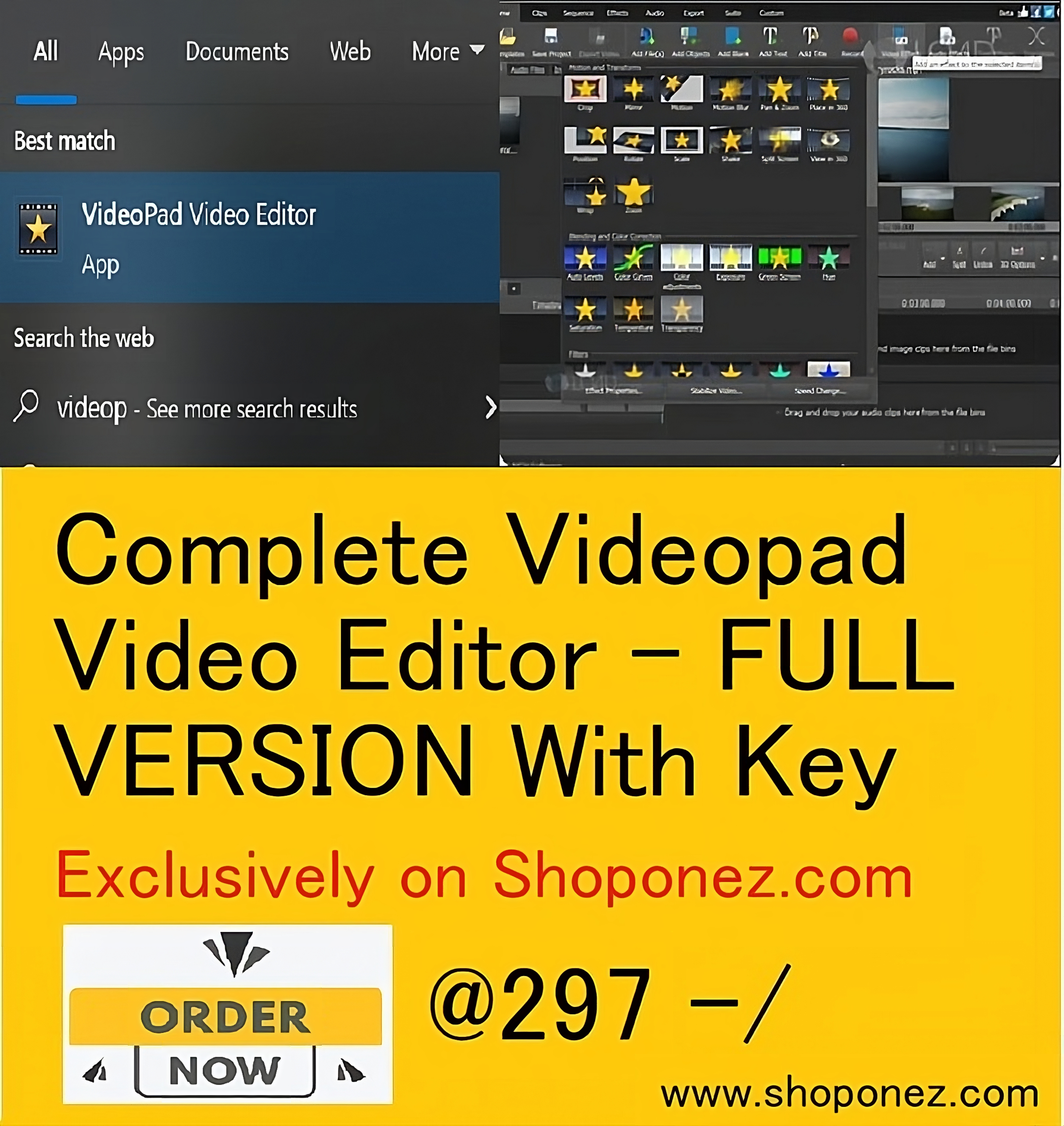 Complete Video pad - Video editing Software -297Rs😲 Only shoponez.com®