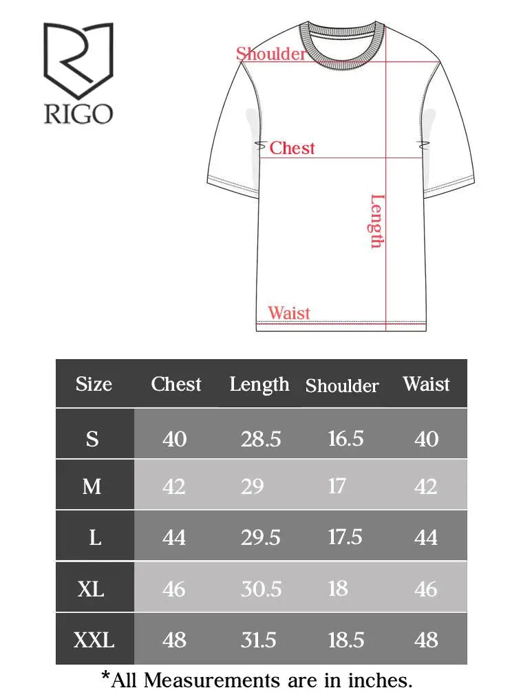 Rigo Cotton Jersey Printed Half Sleeves Mens Round Neck T-Shirt (Plus Size) - shoponez.com