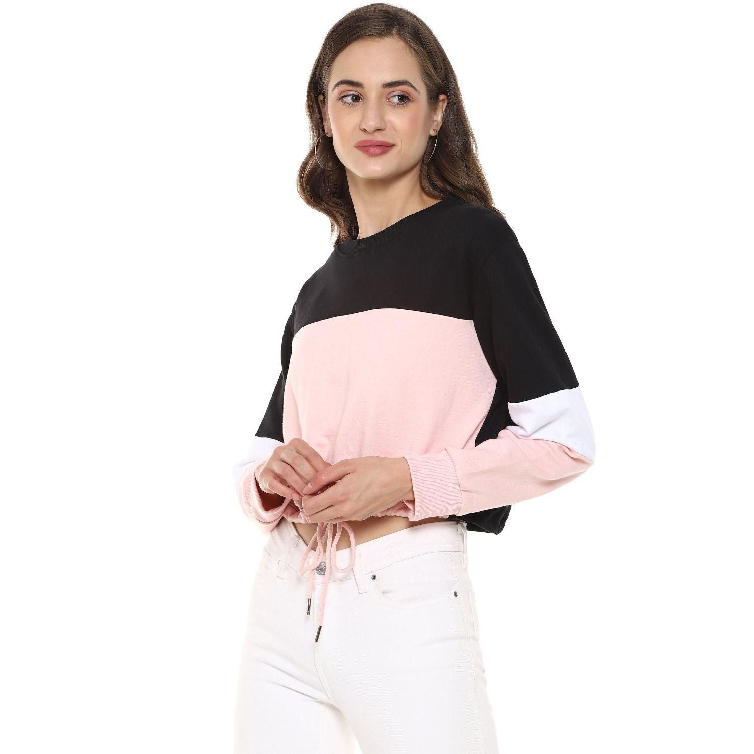 Campus Sutra Women's Cotton Sweatshirt Roposo Clout