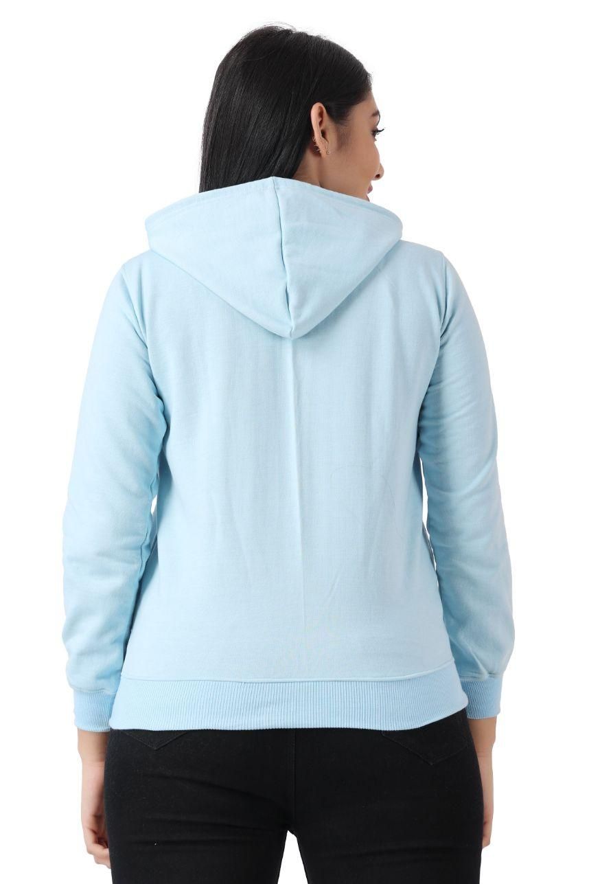 Pratyusha Women's Plus Size Full Sleeve Cotton Zip Up Hoodies Roposo Clout