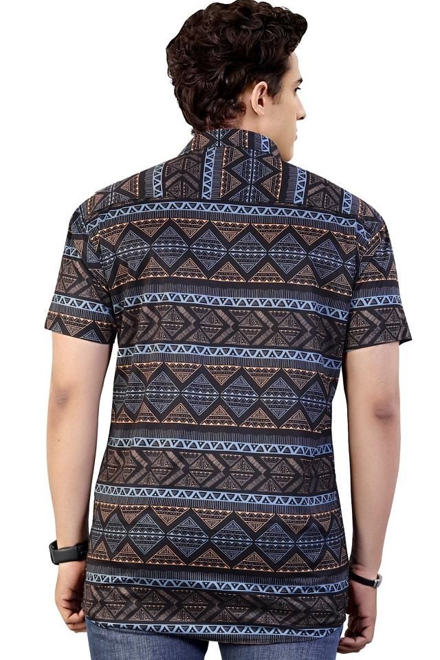 Men's Printed Casual Shirt Roposo Clout