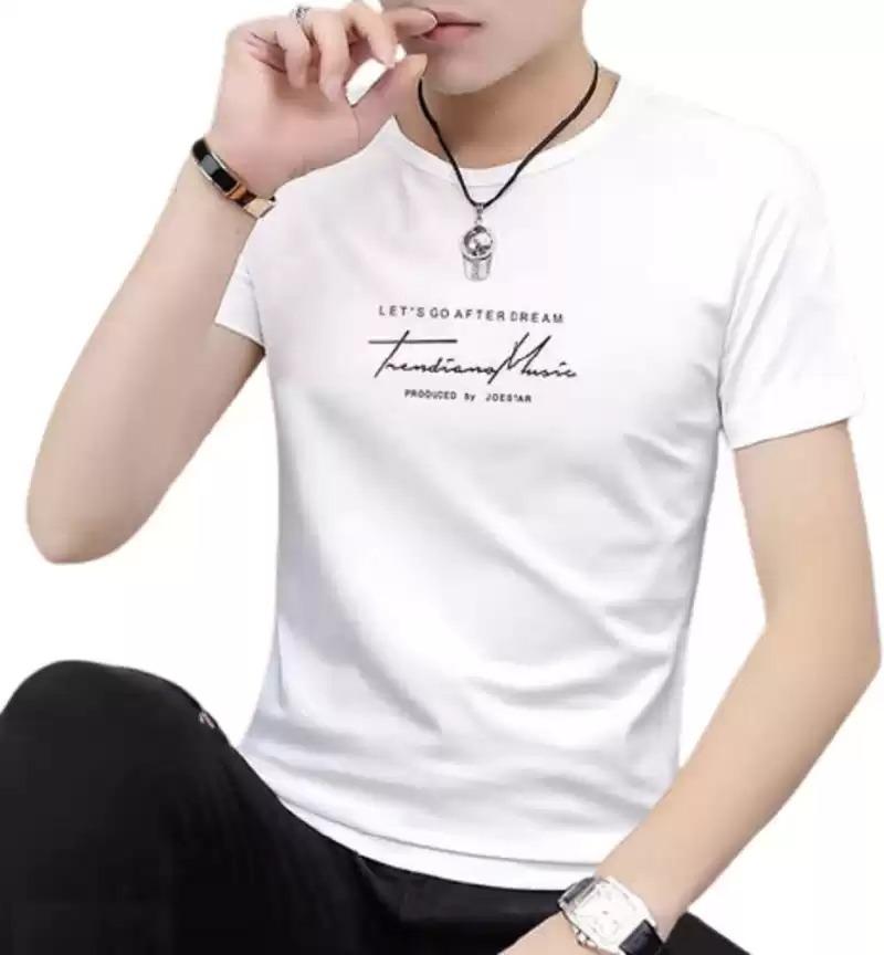 Cotton Printed Half Sleeves Round Neck Mens T-Shirt Roposo Clout