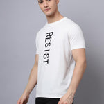 Door 74 Men Off White Graphic Printed Pure Cotton Oversized T-Shirt Roposo Clout