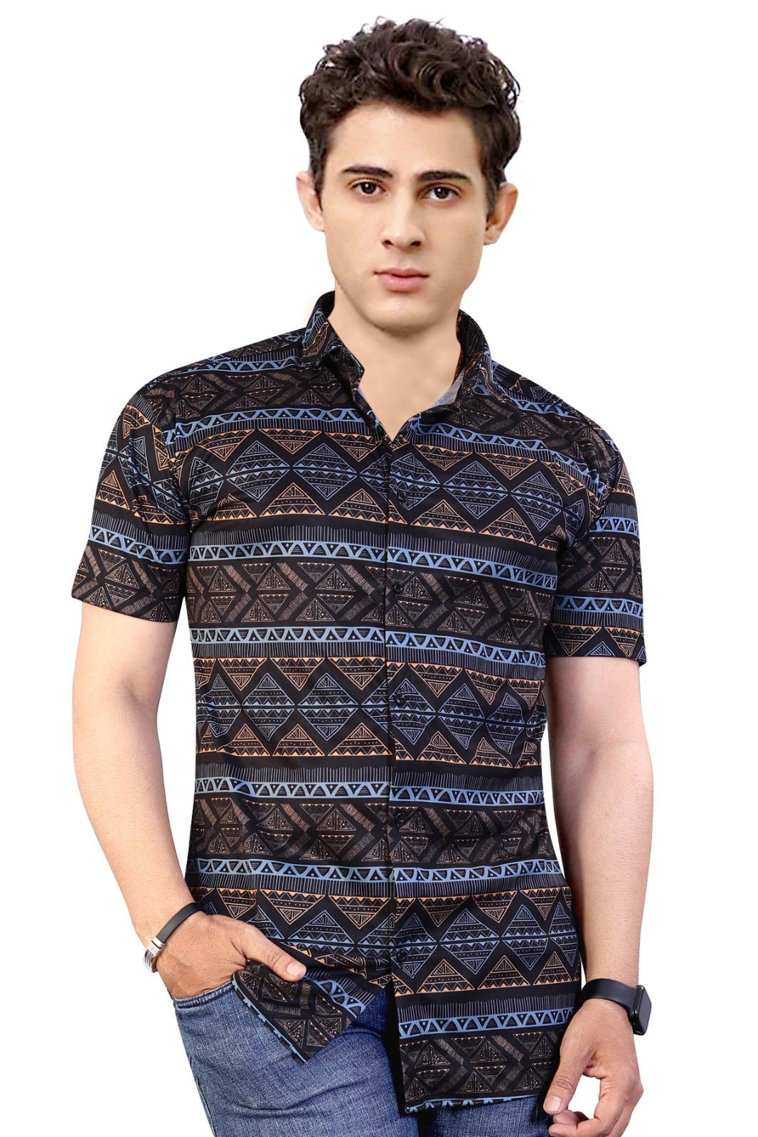 Men's Printed Casual Shirt Roposo Clout