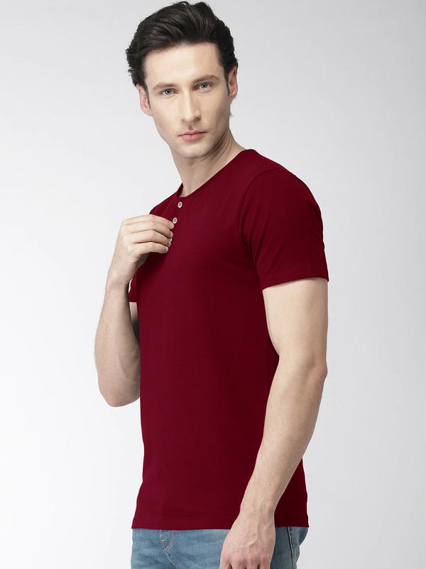 Mens Cotton Half Sleeve Round Neck Tshirt Roposo Clout