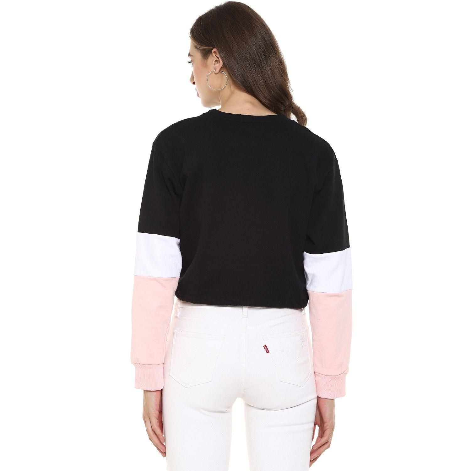Campus Sutra Women's Cotton Sweatshirt Roposo Clout