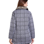 Women's Check Pattern Woolen Winter Coat Roposo Clout