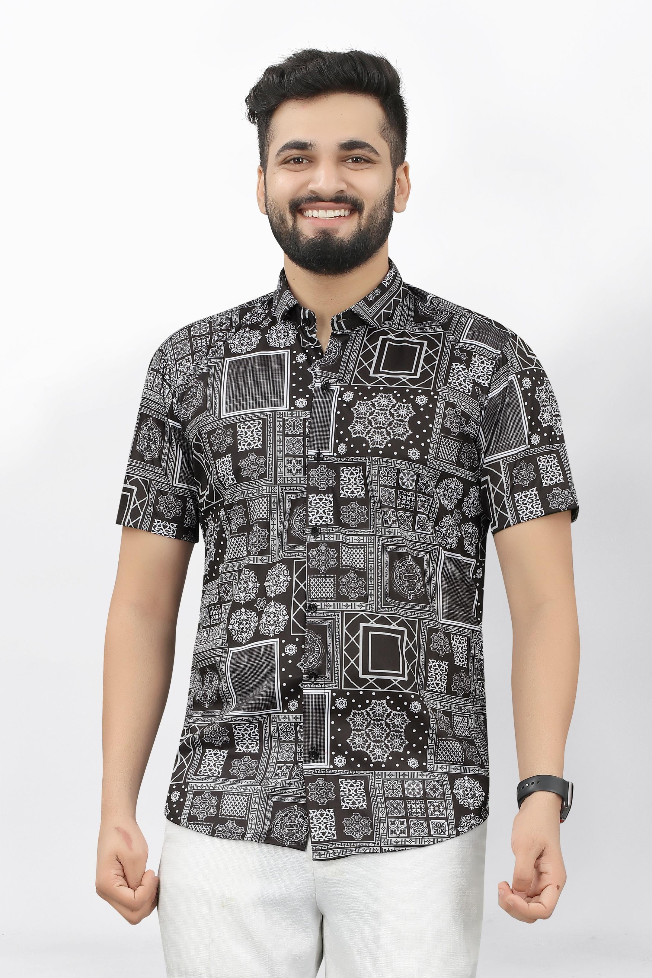Men's Printed Shirt Roposo Clout