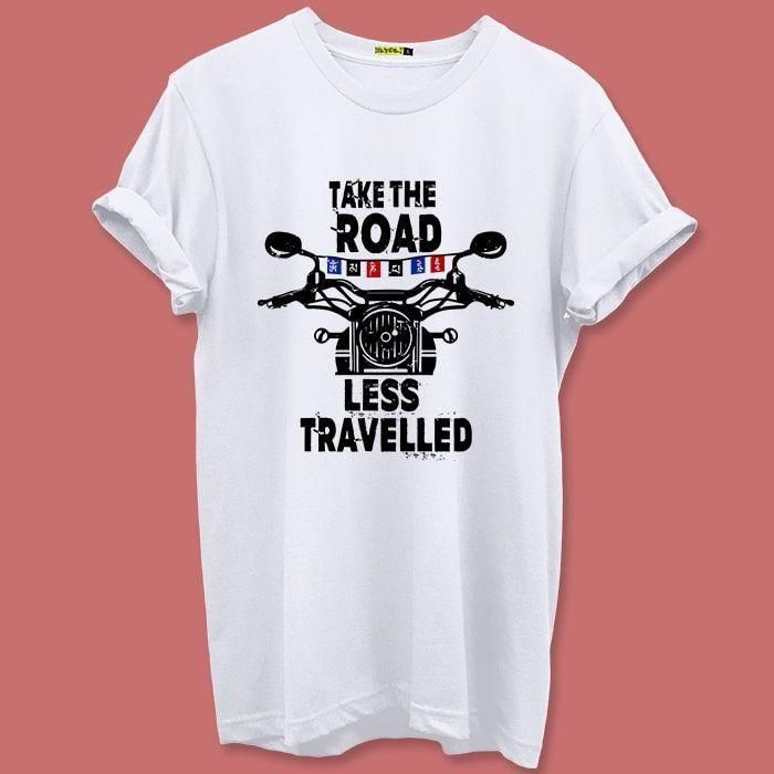 Polyester Slogan Half Sleeves T-Shirt Roposo Clout
