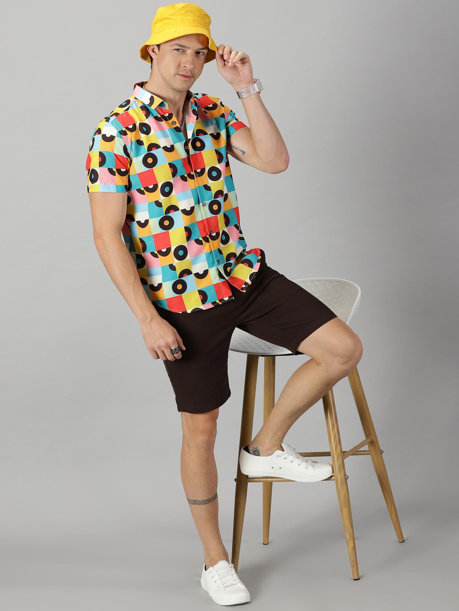 Be The Bold Rayon Printed Half Sleeves Regular Fit Mens Casual shirt Roposo Clout