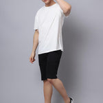 Door 74 Men Off White Graphic Printed Pure Cotton Oversized T-Shirt Roposo Clout
