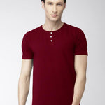 Mens Cotton Half Sleeve Round Neck Tshirt Roposo Clout