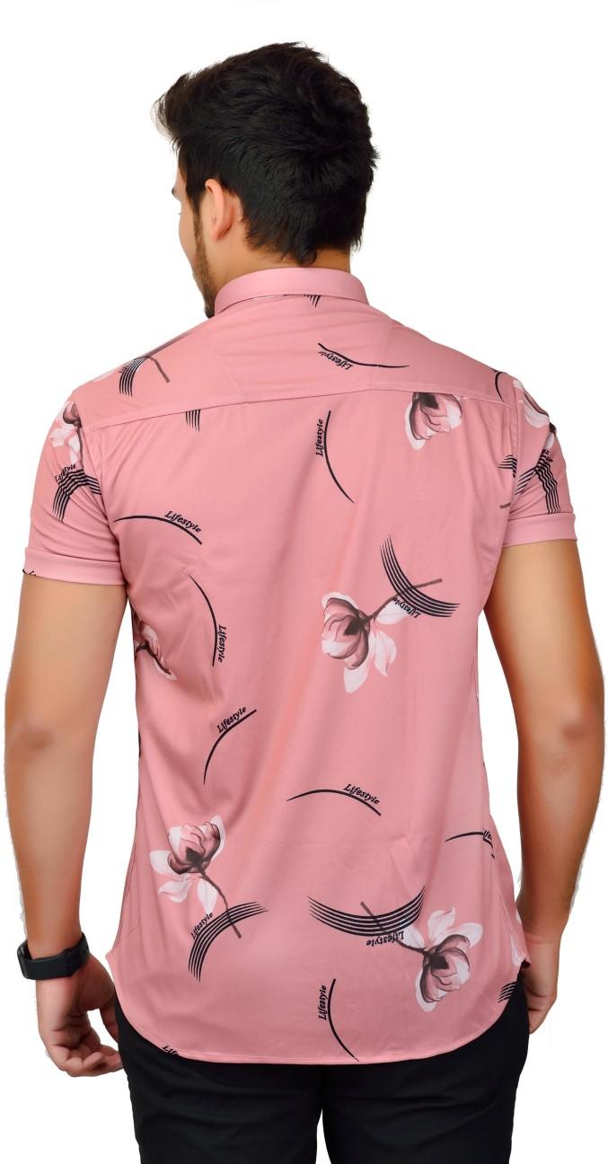 Lycra Printed Men's Shirt Roposo Clout