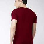 Mens Cotton Half Sleeve Round Neck Tshirt Roposo Clout