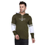 Denzolee Colorblocked Men's Hooded T-Shirt Roposo Clout