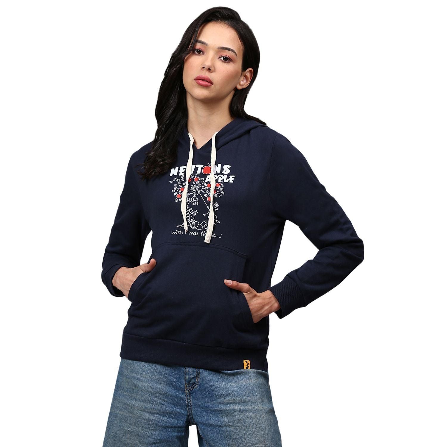 Campus Sutra Women's Cotton Full Sleeve Hoodies Roposo Clout