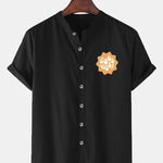 Cotton Printed Half Sleeves Regular Fit Mens Casual Shirt Roposo Clout