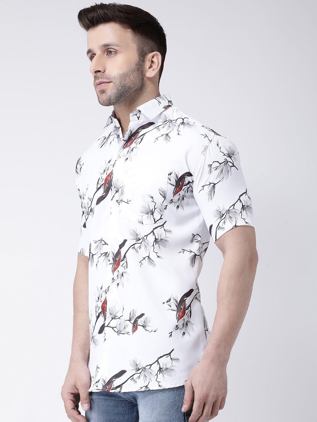 RAIG Printed Half Sleeves Casual Shirts Roposo Clout