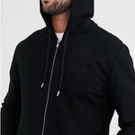 Cotton Solid Hoodie Jacket Roposo Clout