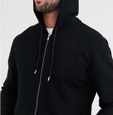 Cotton Solid Hoodie Jacket Roposo Clout