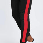 Polyester Blend Solid Slim Fit Track Pant Roposo Clout