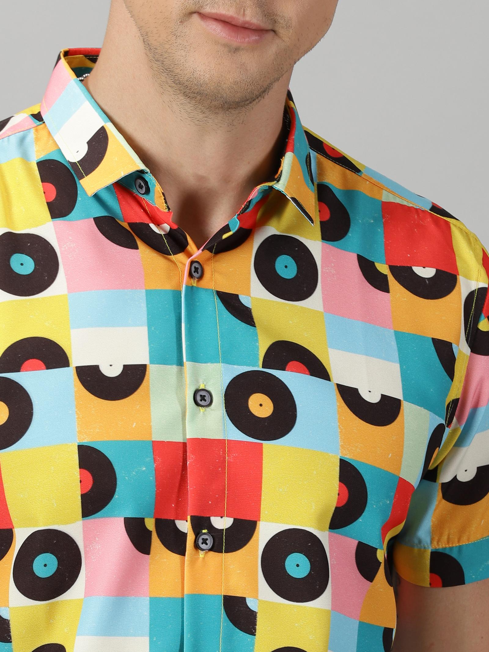 Be The Bold Rayon Printed Half Sleeves Regular Fit Mens Casual shirt Roposo Clout